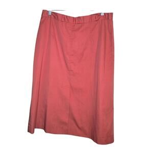 Panther W32-33" Red-Orange/Rust/Terracotta Straight/Pencil Skirt [0255]